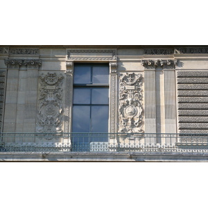 照片 法国(France) 巴黎(Paris) 卢浮宫(Louvre) 卢浮宫临河立面(Riverside facade of Louvre) 2007-07 26