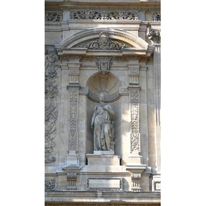 照片 法国(France) 巴黎(Paris) 卢浮宫(Louvre) 卢浮宫临河立面(Riverside facade of Louvre) 2007-07 66