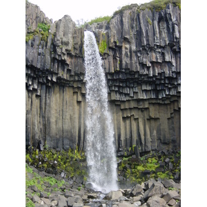 照片 冰岛(Iceland) 黑瀑布(Svartifoss) 2003-06 0