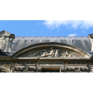 照片 法国(France) 巴黎(Paris) 卢浮宫(Louvre) 卢浮宫临河立面(Riverside facade of Louvre) 2007-07 17