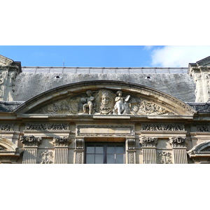 照片 法国(France) 巴黎(Paris) 卢浮宫(Louvre) 卢浮宫临河立面(Riverside facade of Louvre) 2007-07 68
