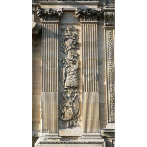 照片 法国(France) 巴黎(Paris) 卢浮宫(Louvre) 卢浮宫临河立面(Riverside facade of Louvre) 2007-07 30