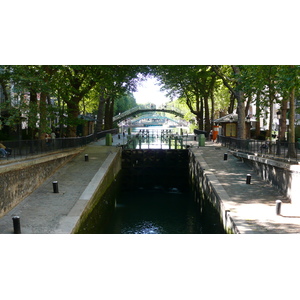 照片 法国(France) 巴黎(Paris) 圣马丁运河(Canal St Martin) 2007-08 23