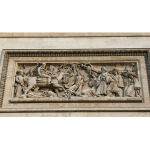 照片 法国(France) 巴黎(Paris) 星形广场和凯旋门(Etoile and Arc de Triomphe) 2007-06 14