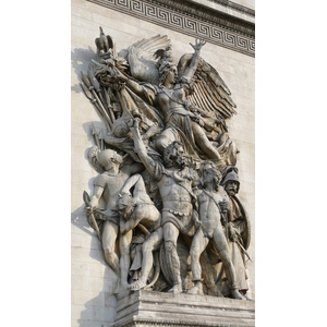 照片 法国(France) 巴黎(Paris) 星形广场和凯旋门(Etoile and Arc de Triomphe) 2007-06 22