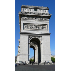 照片 法国(France) 巴黎(Paris) 星形广场和凯旋门(Etoile and Arc de Triomphe) 2007-05 29