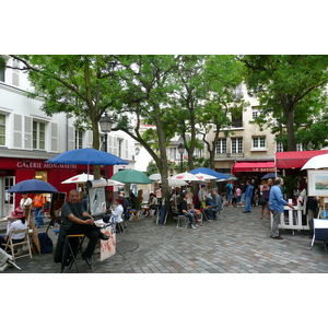 照片 法国(France) 巴黎(Paris) 小丘广场(Place du Tertre) 2007-06 28