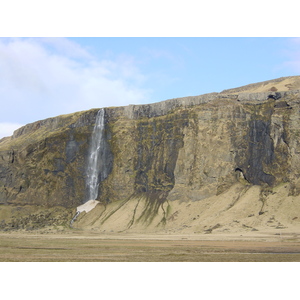 照片 冰岛(Iceland) 塞里雅兰瀑布(Seljarlandsfoss) 2003-03 2