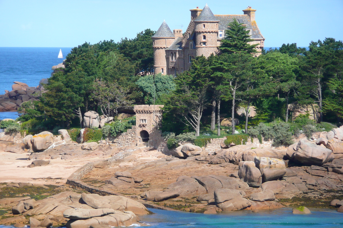 照片 法国(France) 佩罗斯-吉雷克(Perros Guirec) 粉红花岗岩海岸(Cote de granite rose) 2007-08 25