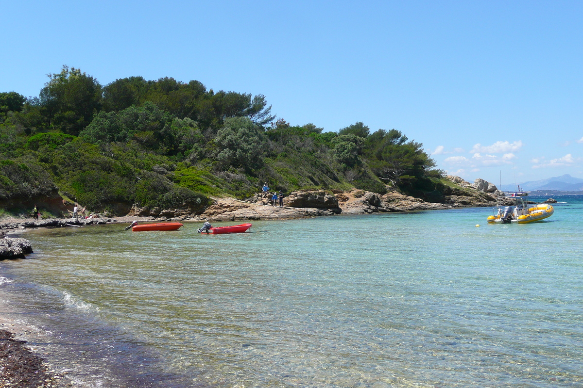 照片 法国(France) 波克罗勒岛(Porquerolles Island) 库尔塔德海滩(Courtade beach) 2008-05 23