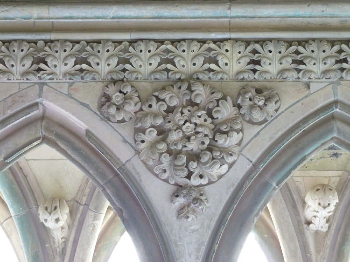 照片 法国(France) 圣米歇尔山(Mont St Michel) 圣米歇尔山修道院回廊(Mont St Michel Abbey Cloister) 2010-04 20