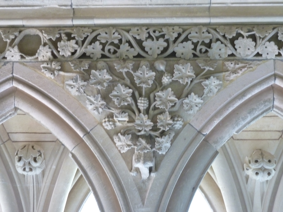 照片 法国(France) 圣米歇尔山(Mont St Michel) 圣米歇尔山修道院回廊(Mont St Michel Abbey Cloister) 2010-04 11