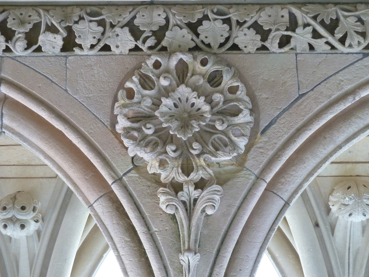 照片 法国(France) 圣米歇尔山(Mont St Michel) 圣米歇尔山修道院回廊(Mont St Michel Abbey Cloister) 2010-04 13