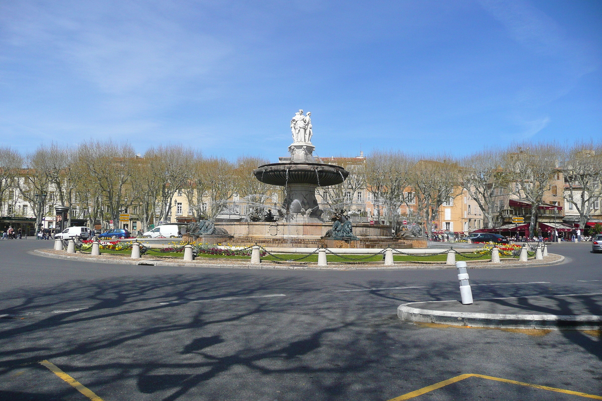 照片 法国(France) 普罗旺斯地区艾克斯(Aix en Provence) 戴高乐将军广场(Place du General de Gaulle) 2008-04 4