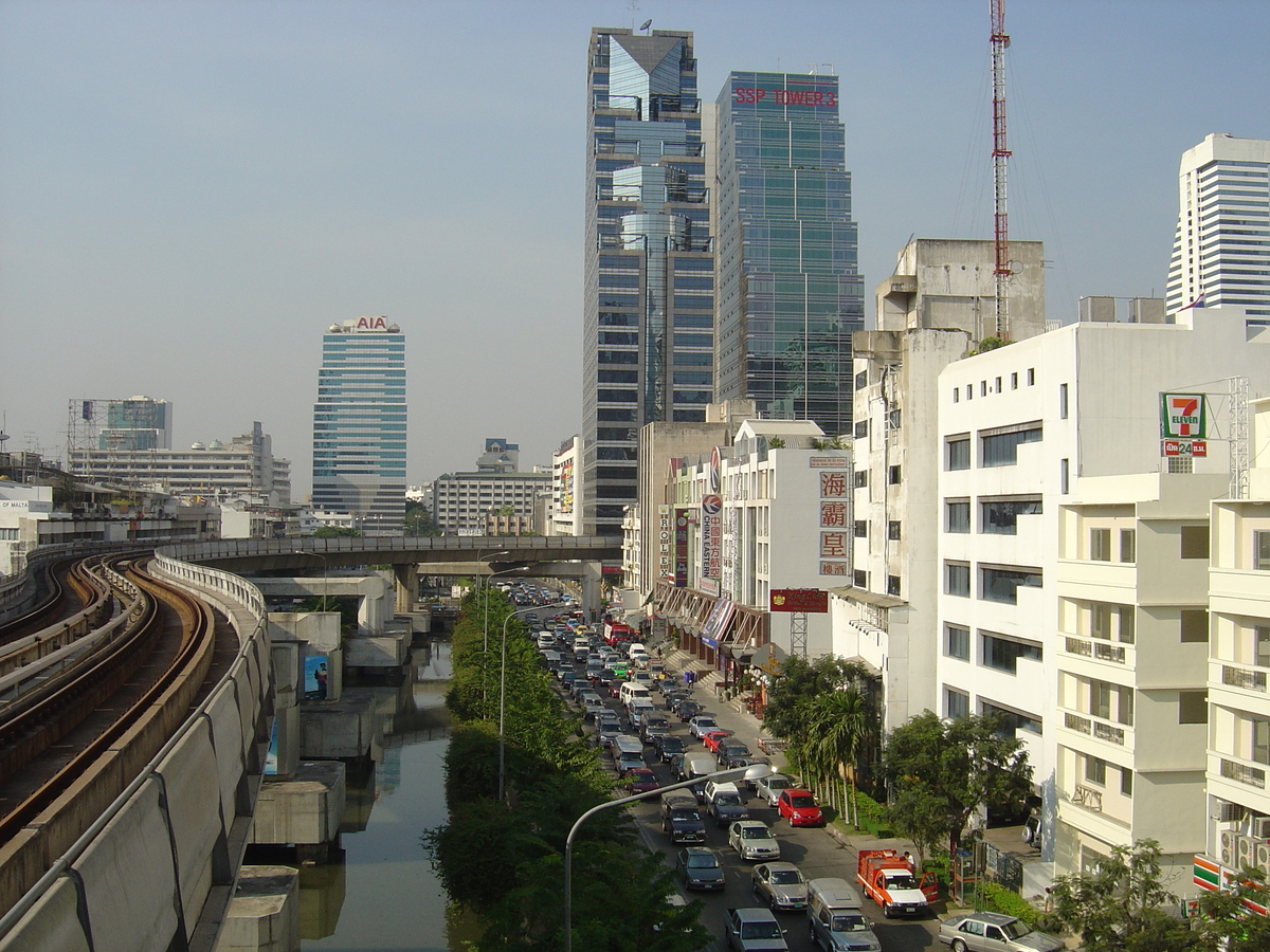 照片 泰国(Thailand) 曼谷(Bangkok) 轻轨(Sky Train) 2004-12 45