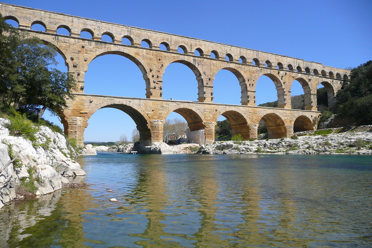 照片 法国(France) 加尔桥(Pont du Gard) 2008-04 1