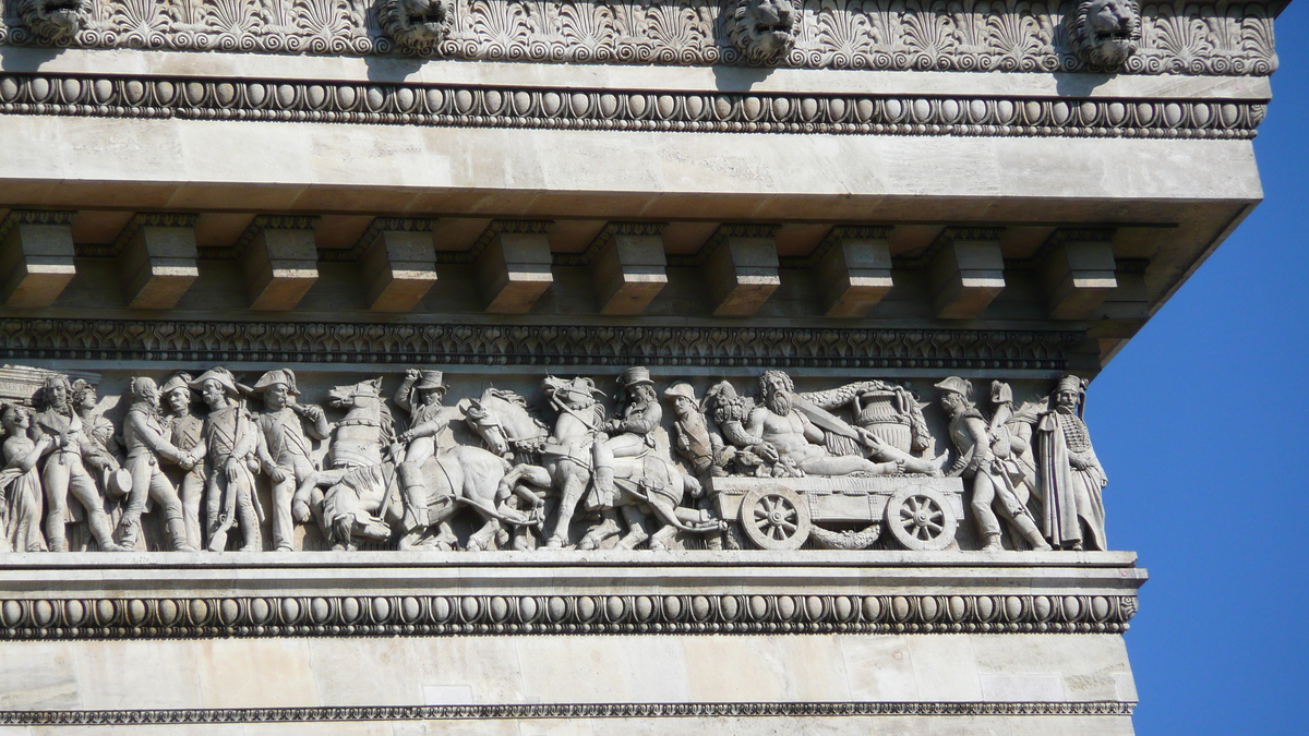 照片 法国(France) 巴黎(Paris) 星形广场和凯旋门(Etoile and Arc de Triomphe) 2007-05 9
