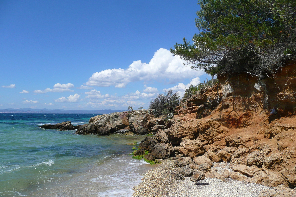 照片 法国(France) 波克罗勒岛(Porquerolles Island) 库尔塔德海滩(Courtade beach) 2008-05 64