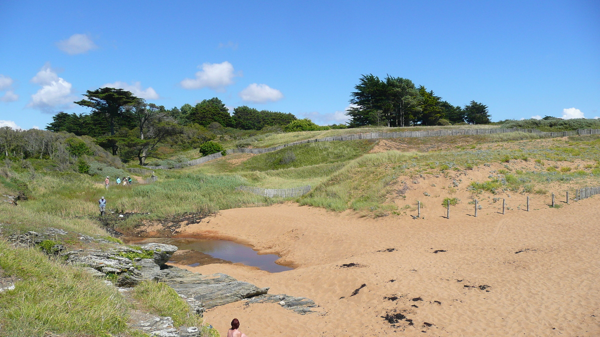照片 法国(France) 波尔尼克(Pornic) 池塘海滩(Plage de l'etang) 2007-07 21