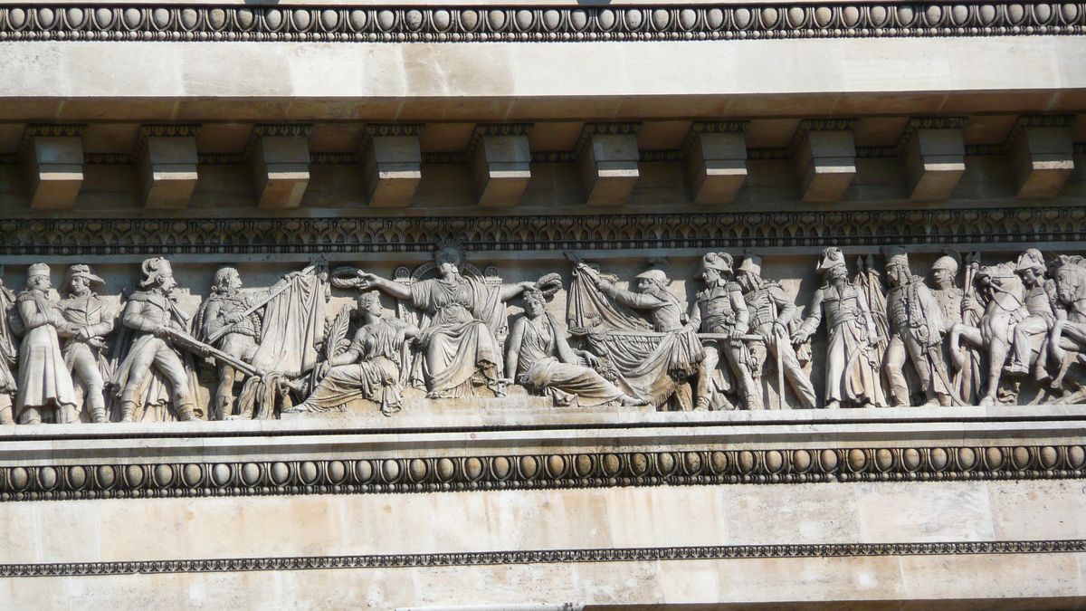 照片 法国(France) 巴黎(Paris) 星形广场和凯旋门(Etoile and Arc de Triomphe) 2007-05 155