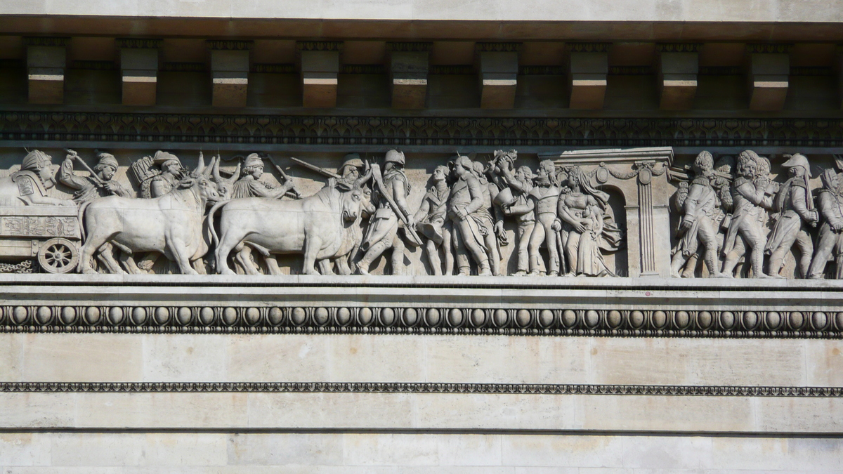 照片 法国(France) 巴黎(Paris) 星形广场和凯旋门(Etoile and Arc de Triomphe) 2007-05 2