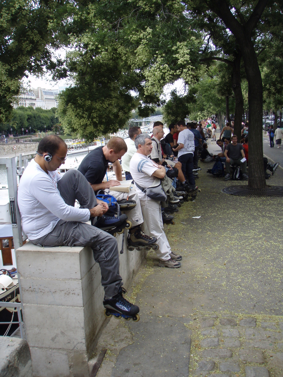 照片 法国(France) 巴黎(Paris) 轮滑漫游活动(Randonnee Roller et Coquillages) 2007-07 24