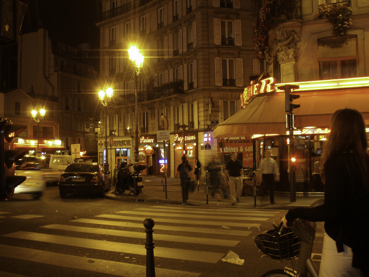 照片 法国(France) 巴黎(Paris) 皮加勒夜景(Pigalle by night) 2007-07 22