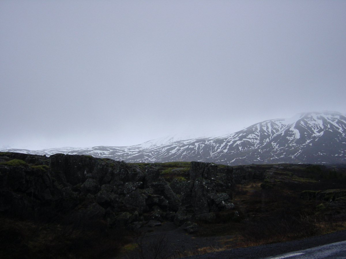 照片 冰岛(Iceland) 36号公路：莫斯费德斯拜尔至辛格维利尔(Road 36 Mosfellbaer to Pingvellir) 2003-03 11