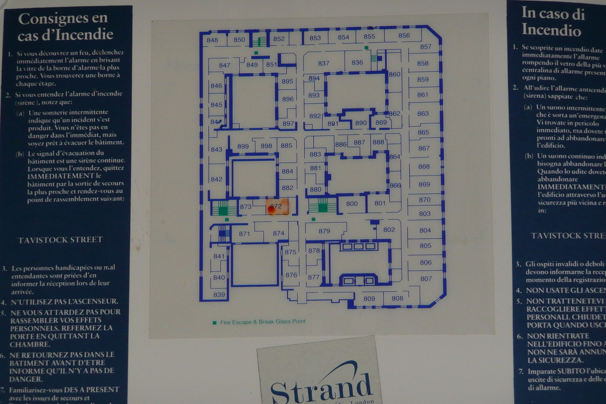 照片 英国(United Kingdom) 伦敦(London) 斯特兰德宫酒店(Strand Palace Hotel) 2008-02 10