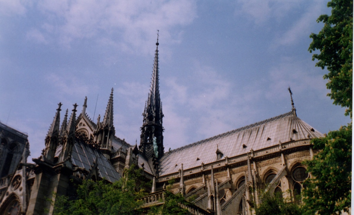 照片 法国(France) 巴黎(Paris) 巴黎圣母院(Notre Dame) 1996-05 11