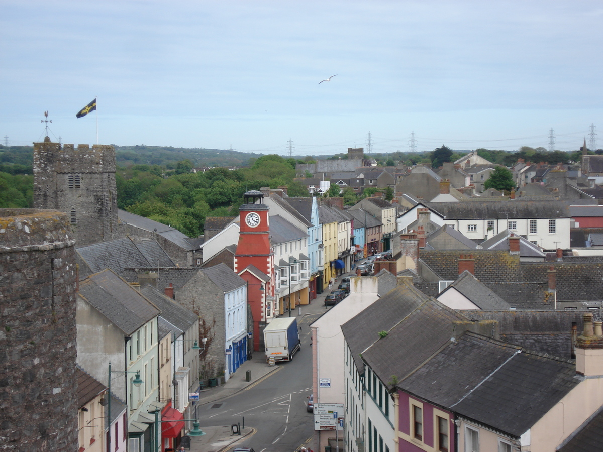 照片 英国(United Kingdom) 彭布罗克郡(Pembrokeshire) 彭布罗克(Pembroke) 城堡(Castle) 2006-05 19