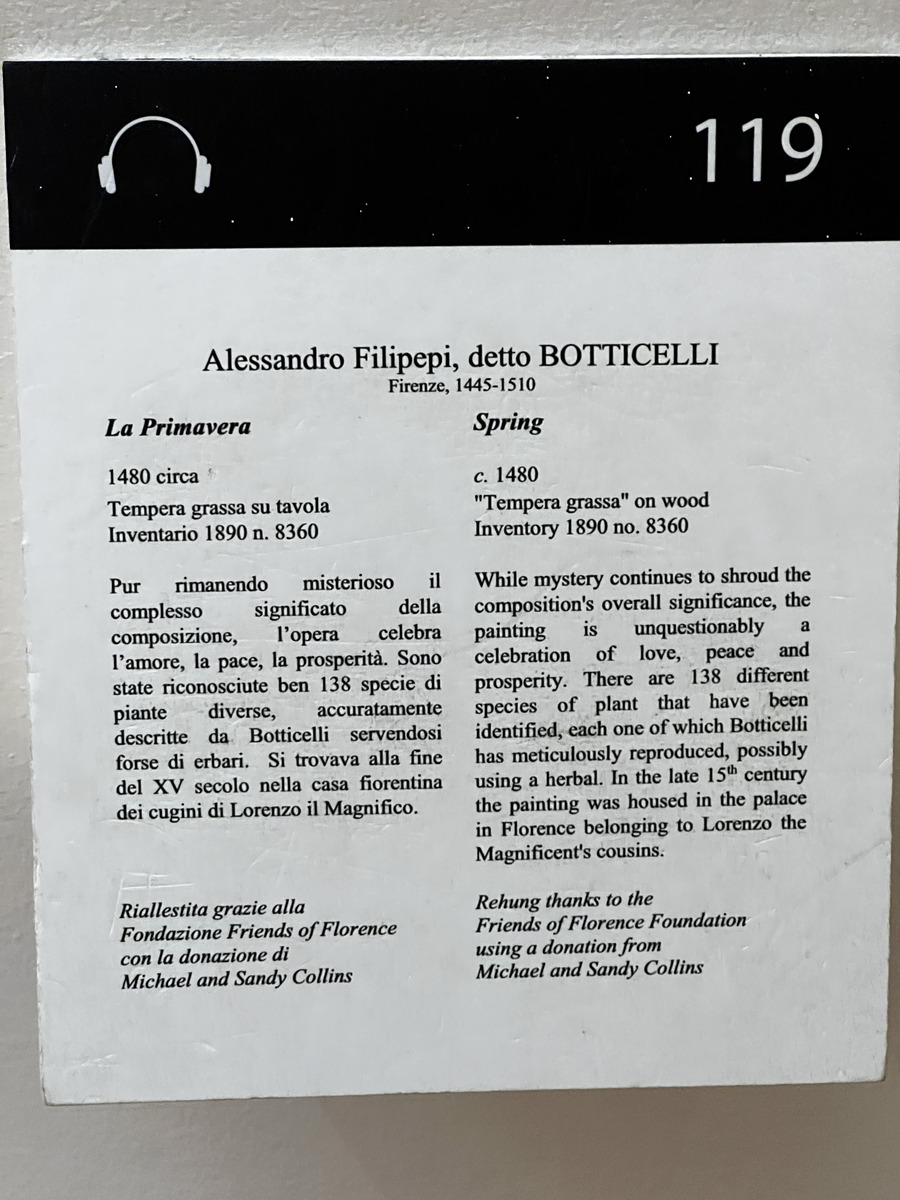 照片 意大利(Italy) 佛罗伦萨(Florence) 乌菲兹美术馆(Uffizi Museum) 2022-05 319