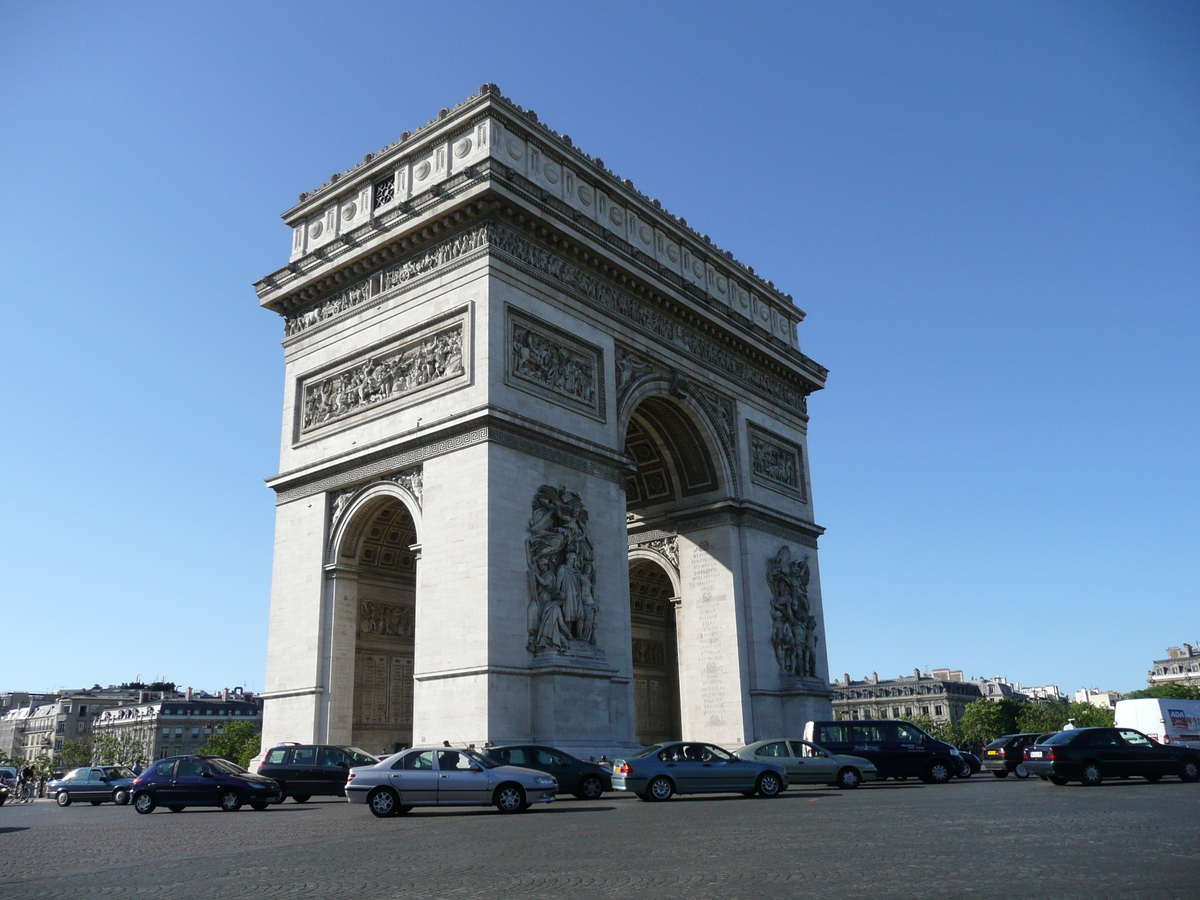 照片 法国(France) 巴黎(Paris) 星形广场和凯旋门(Etoile and Arc de Triomphe) 2007-05 116
