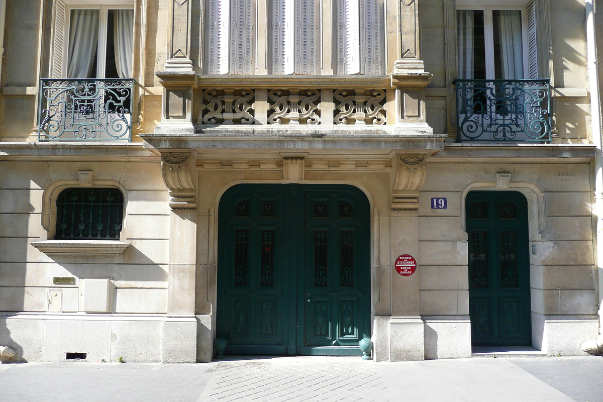 照片 法国(France) 巴黎(Paris) 第十七区(17th Arrondissement) 福尔图尼街(Rue Fortuny) 2007-09 7