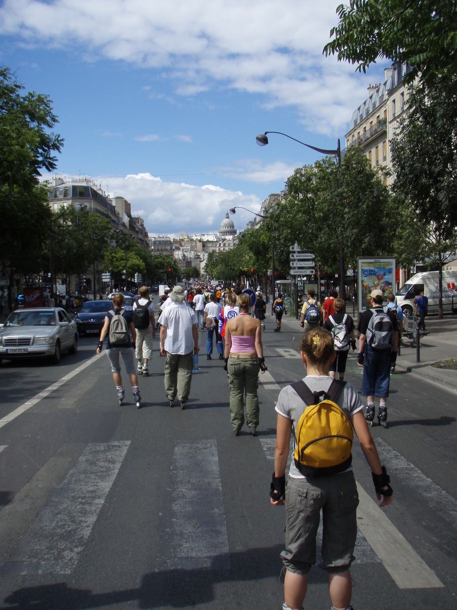 照片 法国(France) 巴黎(Paris) 轮滑漫游活动(Randonnee Roller et Coquillages) 2007-07 83