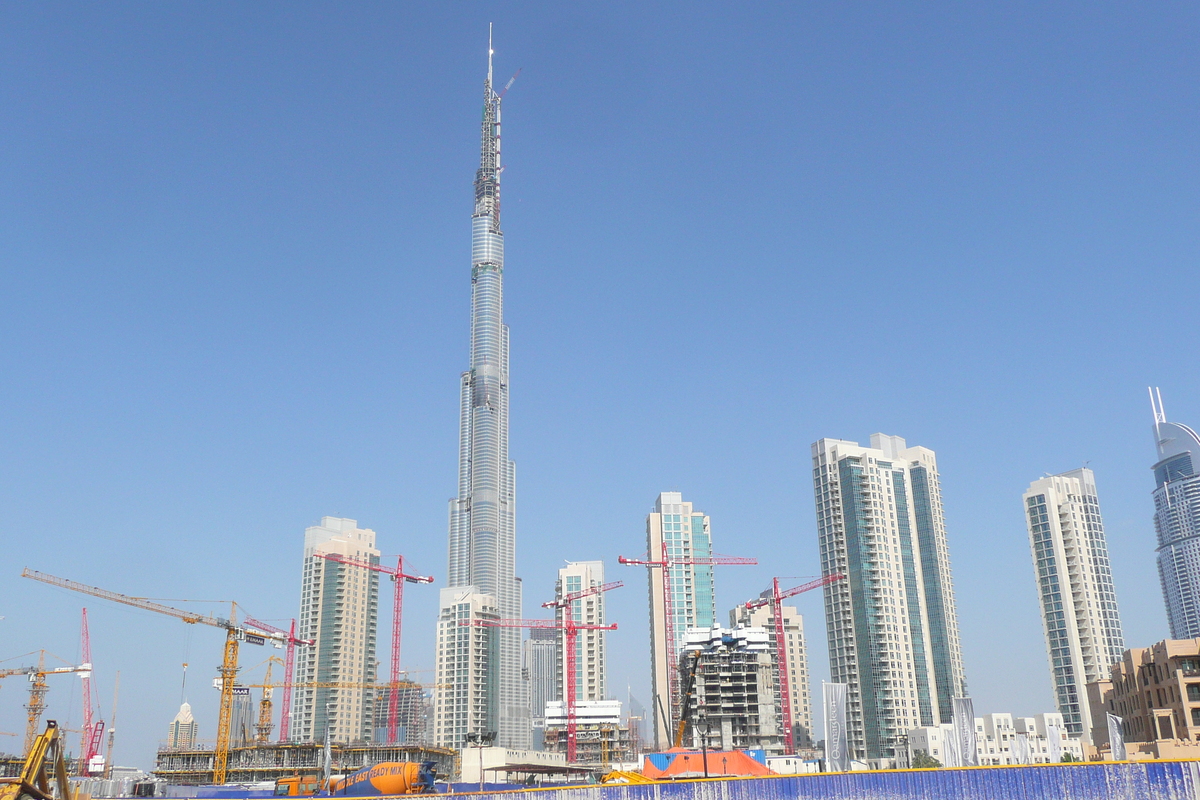 照片 阿联酋(United Arab Emirates) 迪拜(Dubai) 哈利法塔(Burj Dubai) 2009-01 18