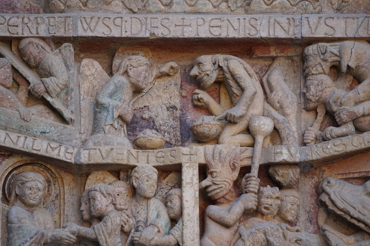 照片 法国(France) 孔克(Conques) 孔克圣福瓦修道院教堂(Abbatiale Sainte-Foy de Conques) 2018-04 17