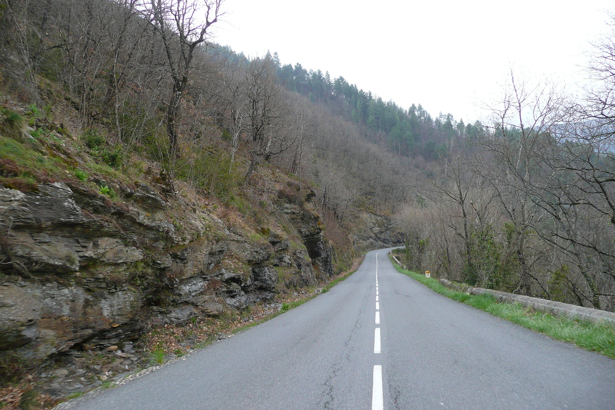 照片 法国(France) 塞文山脉(Cevennes Mountains) 科屈尔至弗洛拉克公路(Cocures to Florac road) 2008-04 28