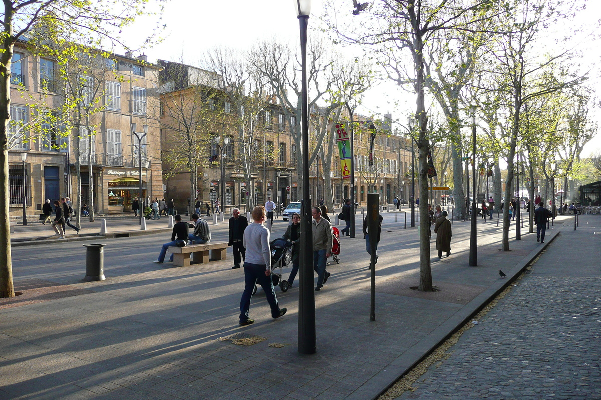 照片 法国(France) 普罗旺斯地区艾克斯(Aix en Provence) 米拉波林荫大道(Cours Mirabeau) 2008-04 33