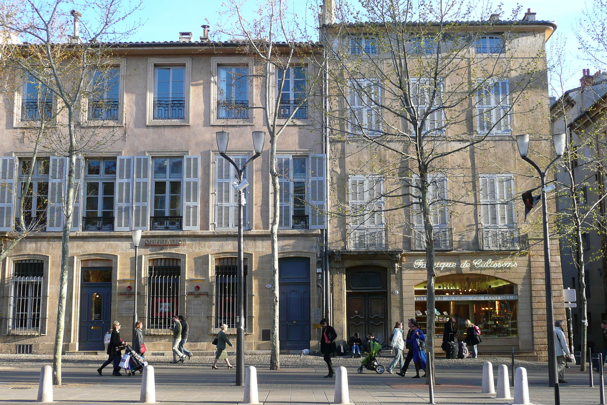 照片 法国(France) 普罗旺斯地区艾克斯(Aix en Provence) 米拉波林荫大道(Cours Mirabeau) 2008-04 30