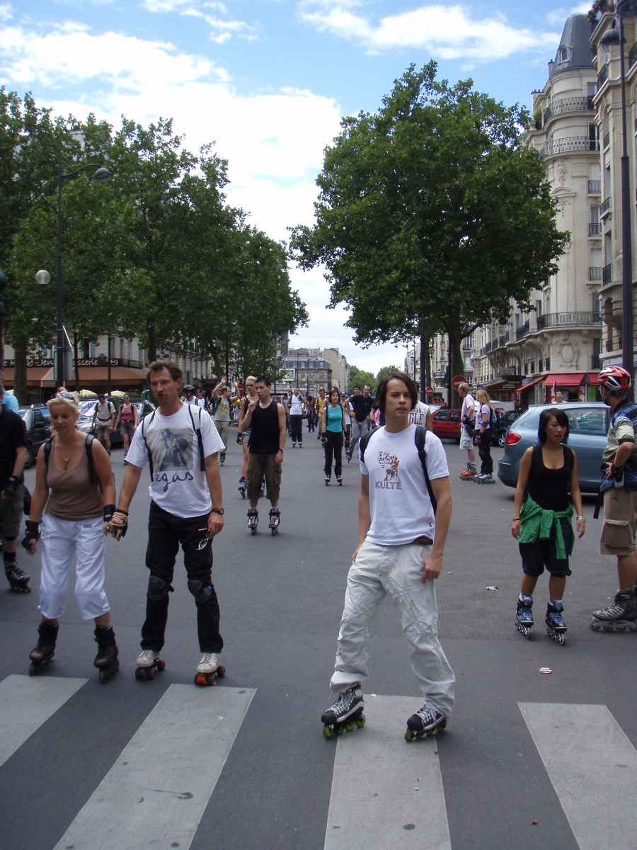 照片 法国(France) 巴黎(Paris) 轮滑漫游活动(Randonnee Roller et Coquillages) 2007-07 128