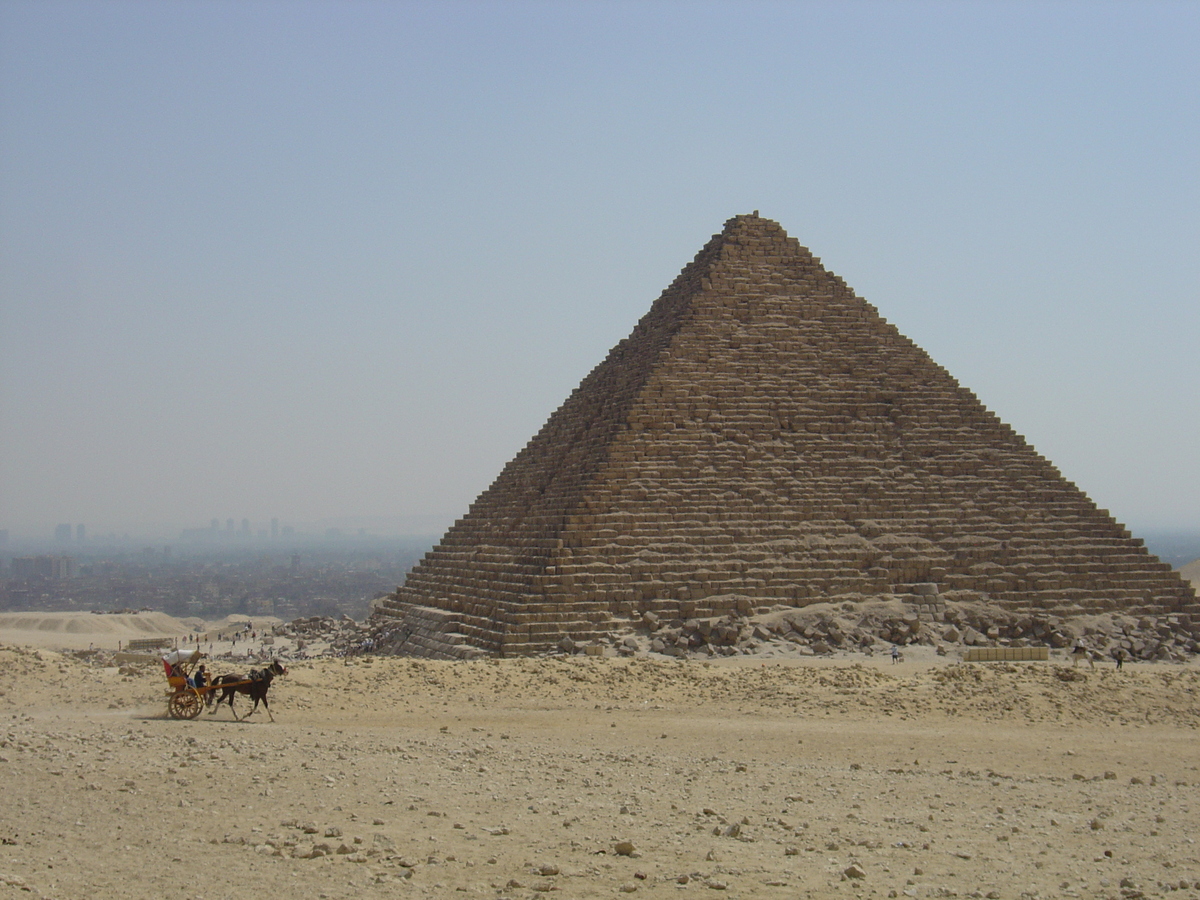 照片 埃及(Egypt) 吉萨金字塔(Giza Pyramids) 2004-09 24