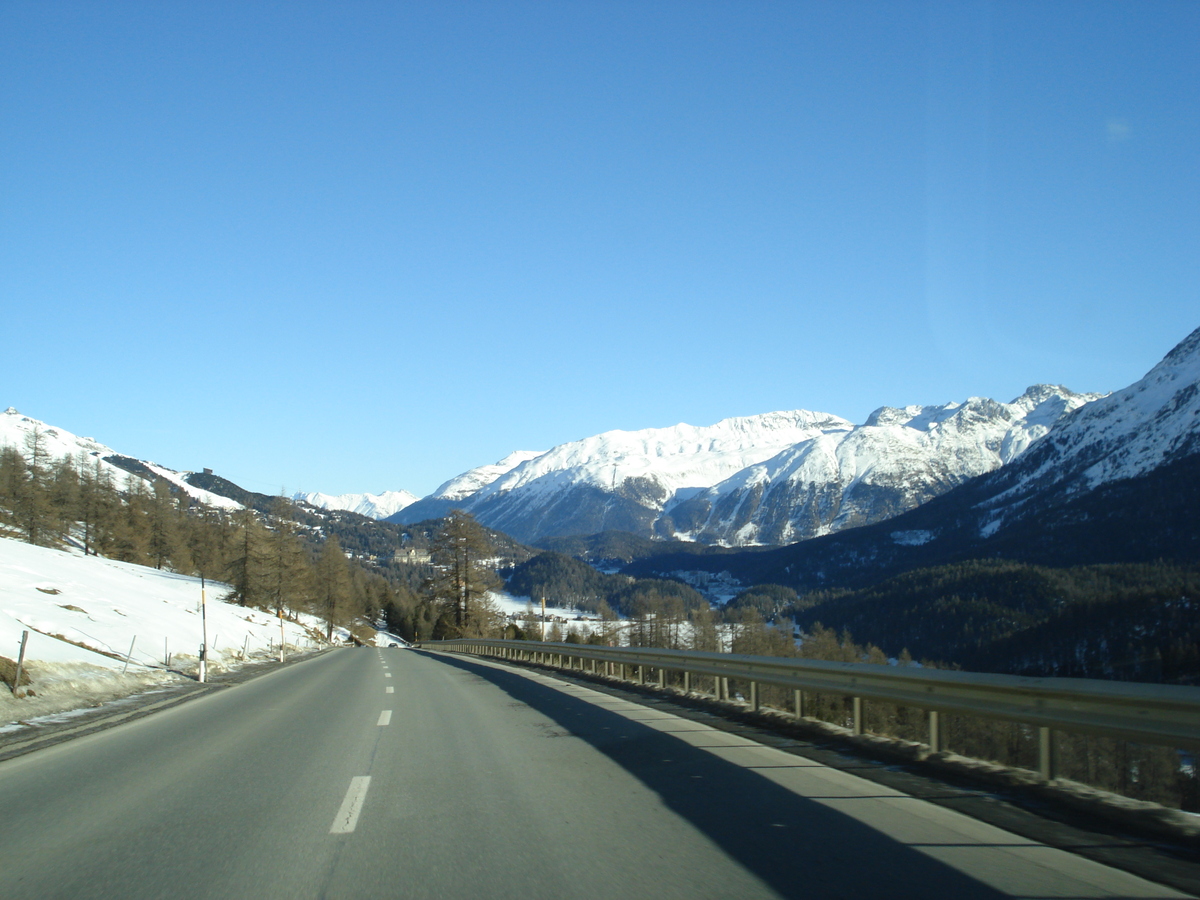 照片 瑞士(Switzerland) 库尔至圣莫里茨公路(Chur to St Moritz Road) 2007-01 55