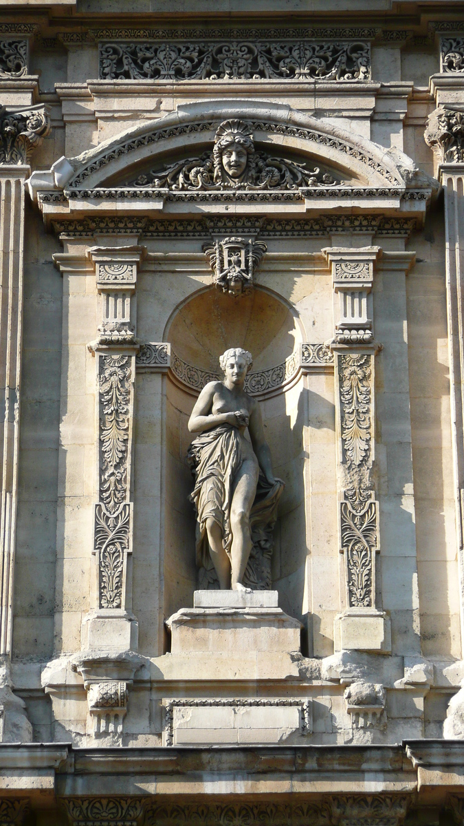 照片 法国(France) 巴黎(Paris) 卢浮宫(Louvre) 卢浮宫临河立面(Riverside facade of Louvre) 2007-07 54