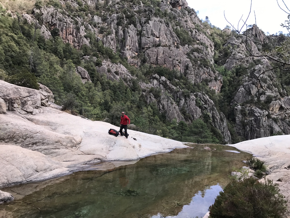 照片 法国(France) 科西嘉岛(Corsica) 普尔卡拉恰瀑布(Cascades de Purcaraccia) 2017-09 19
