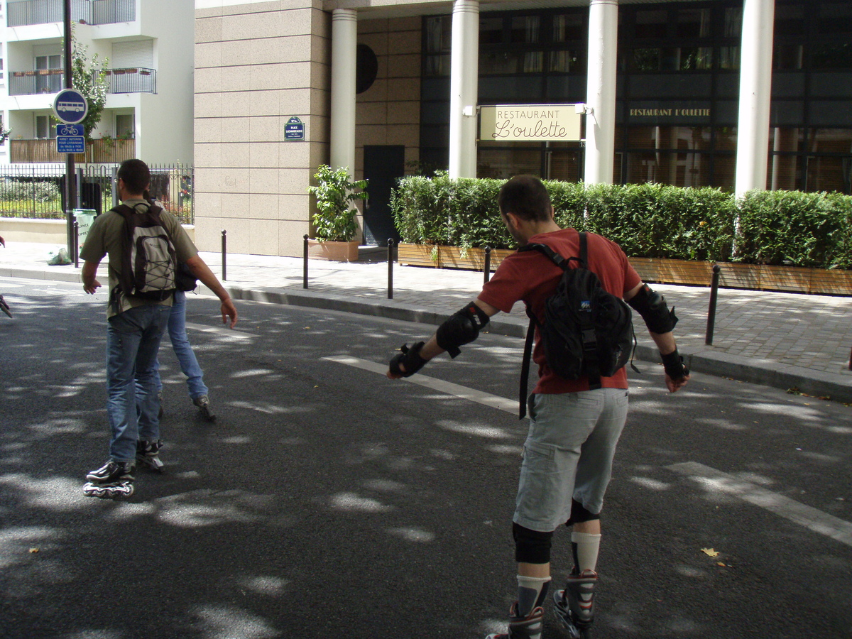 照片 法国(France) 巴黎(Paris) 轮滑漫游活动(Randonnee Roller et Coquillages) 2007-07 15