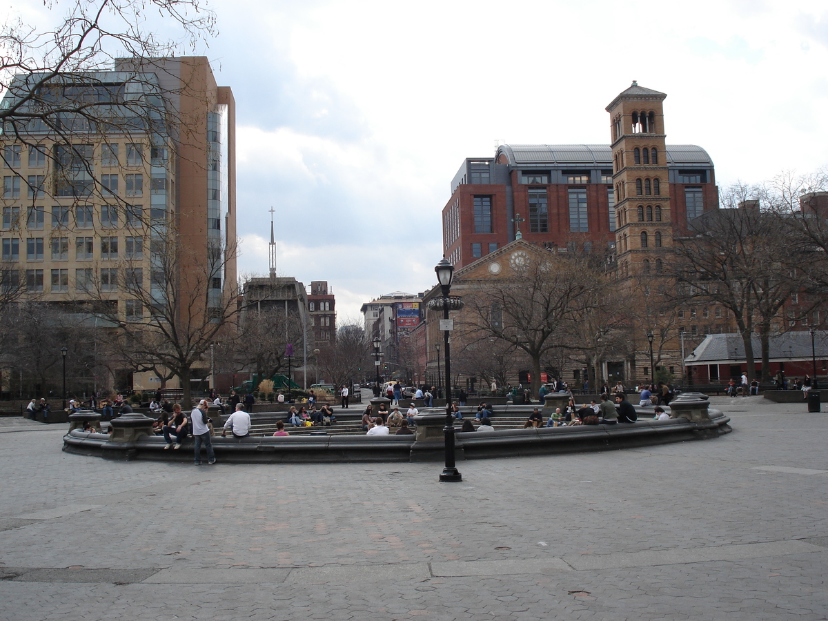 照片 美国(United States) 纽约(New York) 华盛顿广场(Washington Square) 2006-03 14