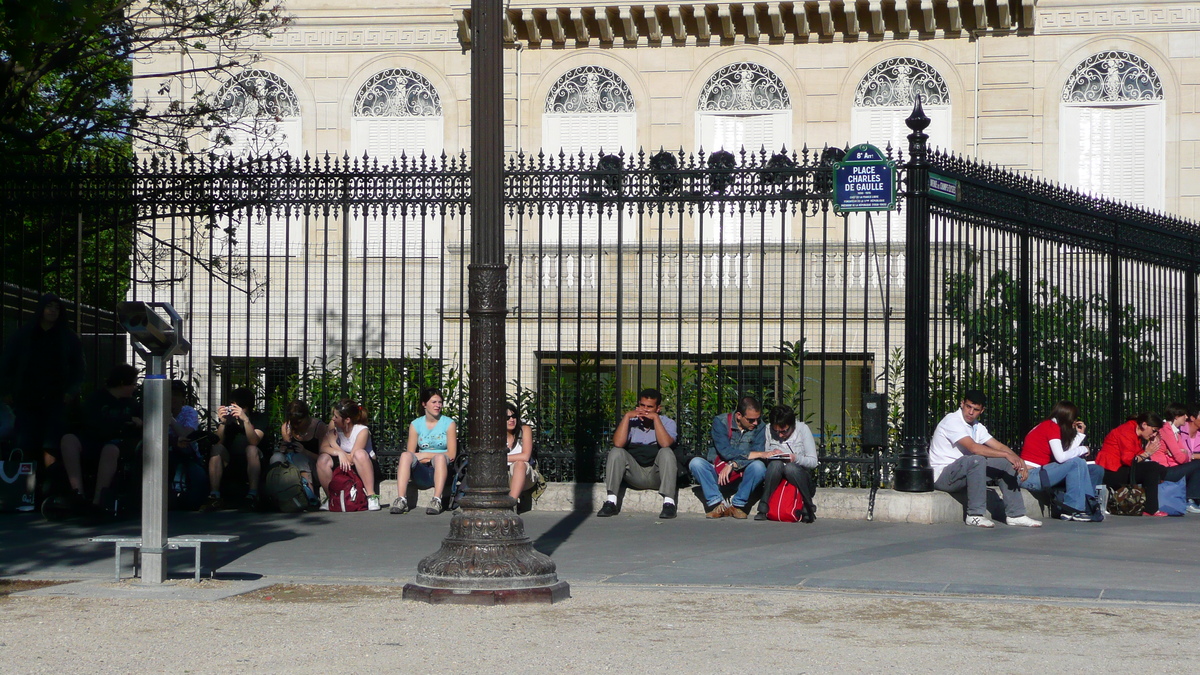 照片 法国(France) 巴黎(Paris) 星形广场和凯旋门(Etoile and Arc de Triomphe) 2007-05 28