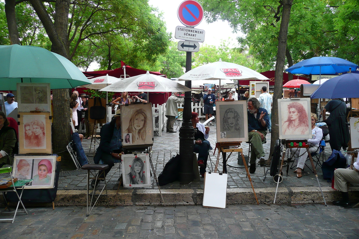 照片 法国(France) 巴黎(Paris) 小丘广场(Place du Tertre) 2007-06 0