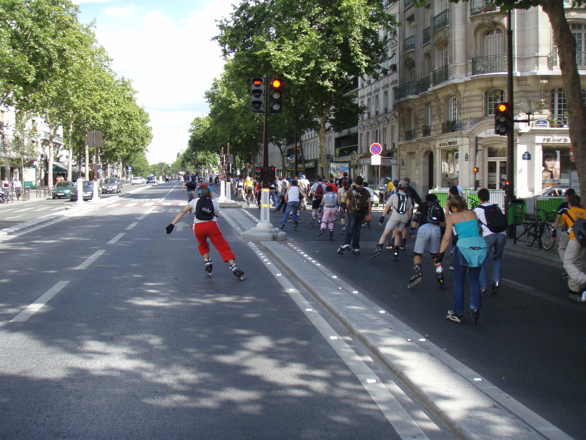 照片 法国(France) 巴黎(Paris) 轮滑漫游活动(Randonnee Roller et Coquillages) 2007-07 96